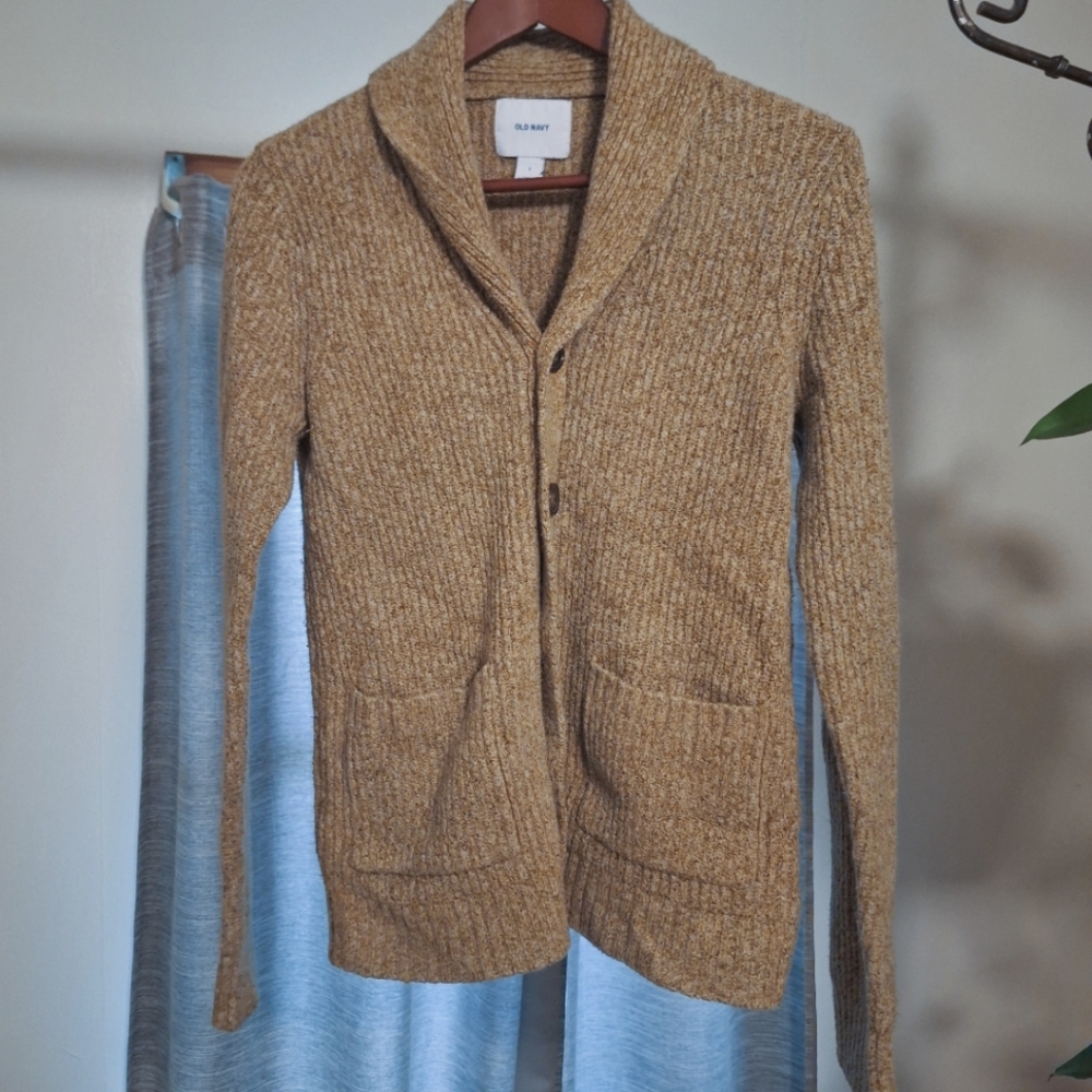 Button up grandpa sweater
